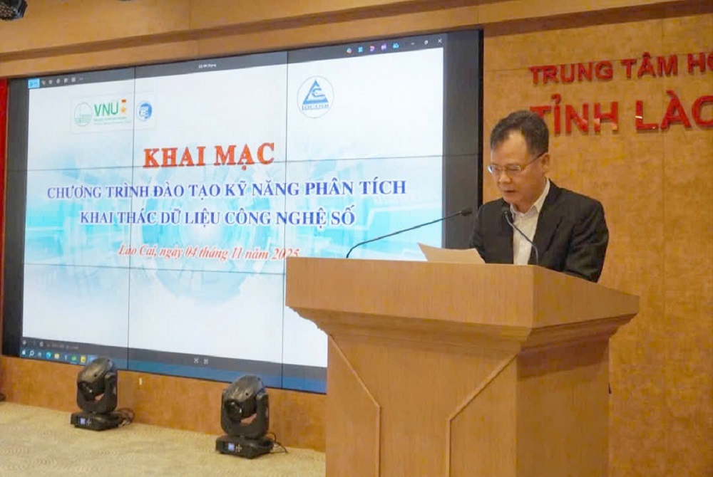 Sở Khoa học và Công nghệ tỉnh Lào Cai tổ chức Chương trình tập huấn, đào tạo kỹ năng phân tích, khai thác dữ liệu và công nghệ số